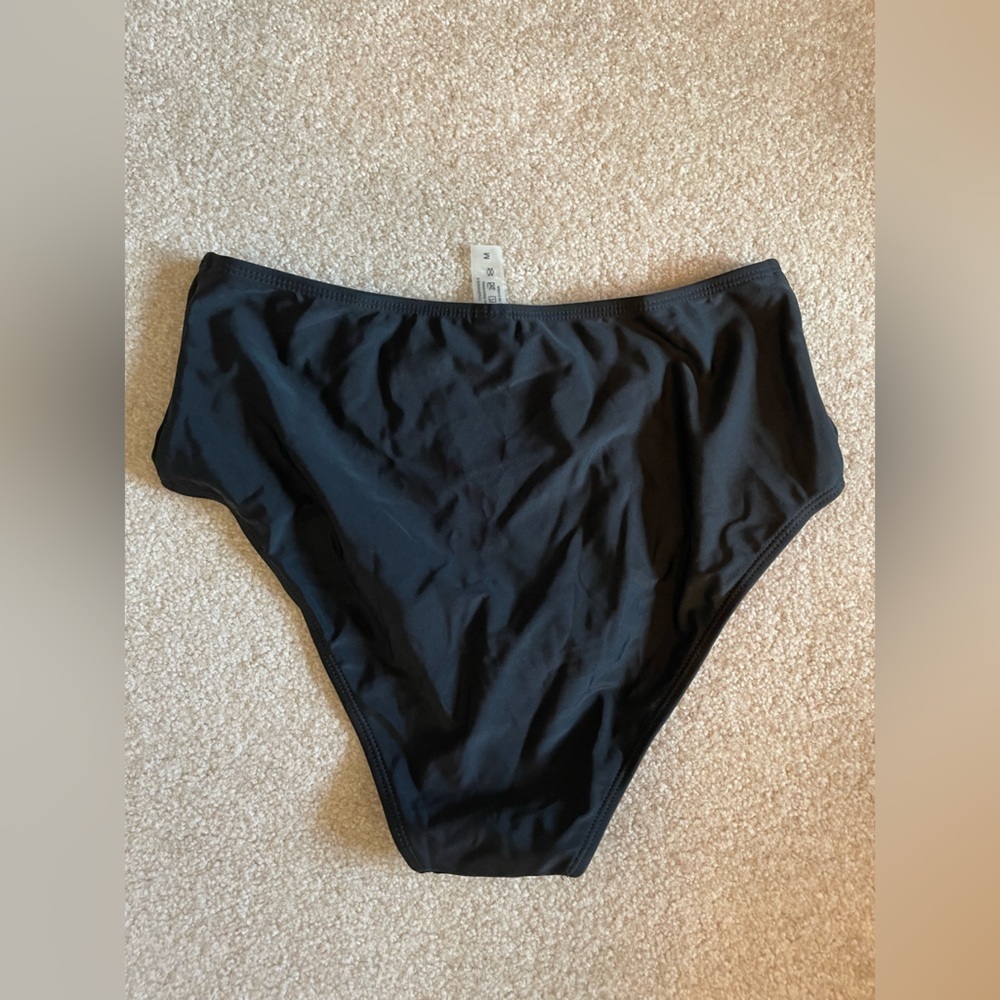 Yonique Pink & Black Floral Tankini Medium - Picture 10 of 10